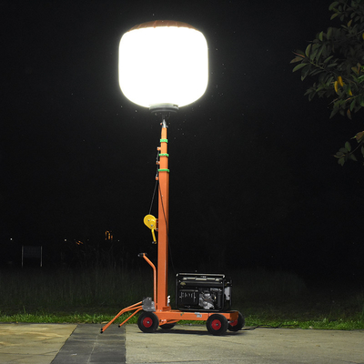 Iluminación Omni Iluminación de globos LED 500W Generador con luz para construcción temporal