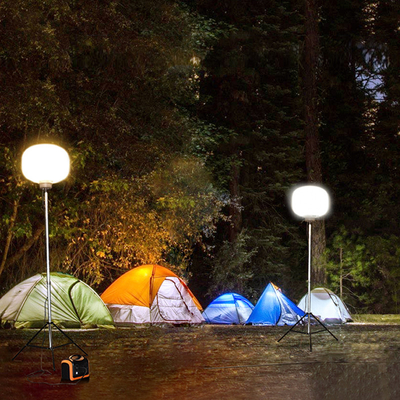 28000Lumen Torre de luz portátil 200 Watt Luz de globo LED para campamento