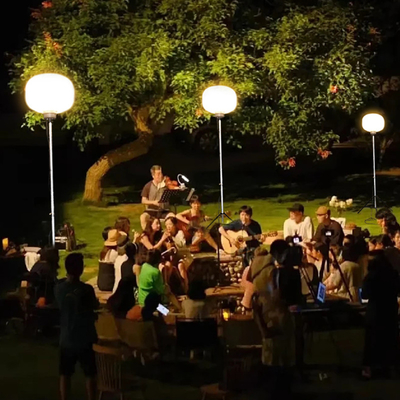 Lámparas de trabajo LED móviles de 120 vatios para iluminación de eventos