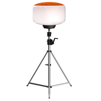 600W Torre de luz de globo portátil Iluminación de 360 grados para fiestas al aire libre Eventos Exposiciones Acampada