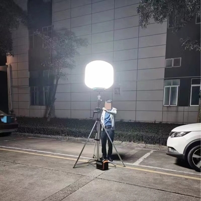 IP65 Tripod de acero inoxidable impermeable 500W 800W 1000W Luz de trabajo inflable Torres de iluminación de globos móviles