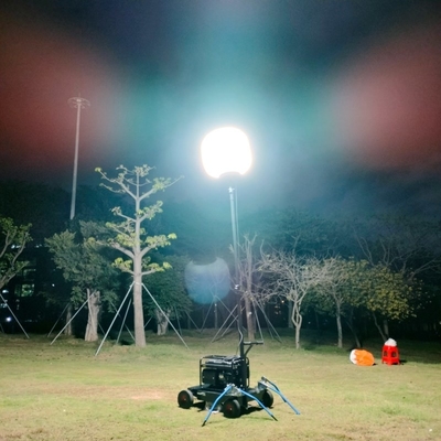 Luz de trabajo de globo LED inflables de 200W para sitios de construcción y campamentos