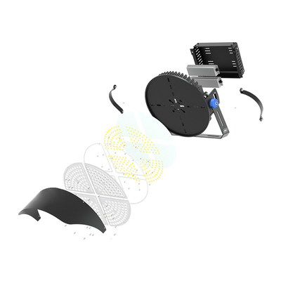 Luzes deportivas LED redondas 1800W Ra70 Ra80 Iluminación de campos deportivos para lugares deportivos