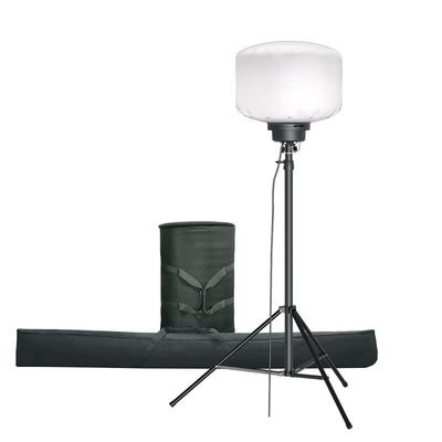 Torre de luz de trípode de manivela de elevación manual 320W Luces de globo al aire libre para publicidad