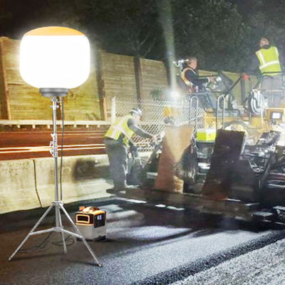 Lámpara de globo LED 600W Iluminación móvil sin resplandor para minería de la construcción