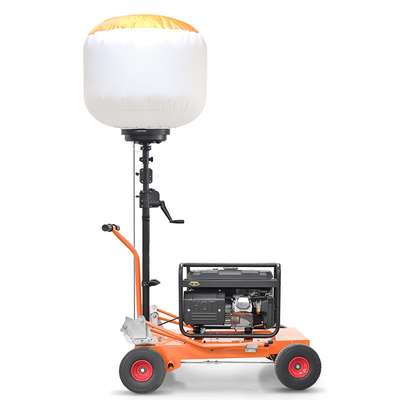 AC220V Torre de luz de mástil alto 700W Batería de globo alimentada por luz LED Torre de luz para construcción