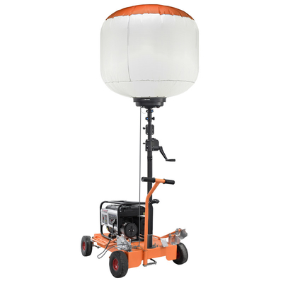 1200W LED Torre de luz de globo 192000lm Portátil Torre de luz generador de lámpara para la iluminación industrial