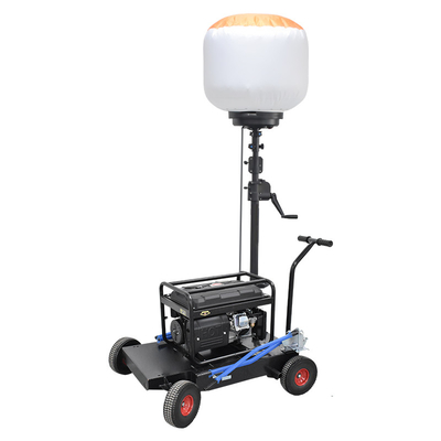 Tamaño de construcción globos torre de luz de construcción 80000lm 500W generador diesel torre de luz