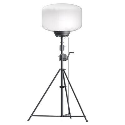 Generador de energía lámpara de torre de luz de globo 96000lm torre de luz telescópica