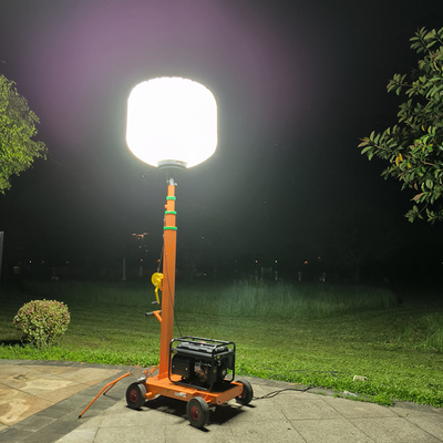 Trabajo al aire libre Baju de fiesta LED 3.8m 800Watt Industrial Torre de luz