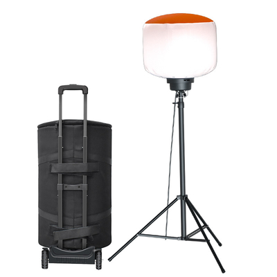 Eventos Torre de luz telescópica remolcable 500W LED Balón Torre de luz móvil para grandes eventos