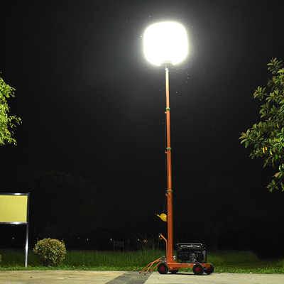 Lámparas de trípode de carrito de tranvía 800W Lámpara de globo LED para seguridad vial