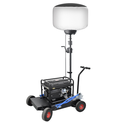 Luz de trabajo de trípode móvil 1000W LED Torre de luz de globo para equipos de gestión de seguridad