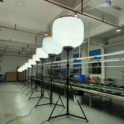 1200Watt LED Luces de globo Torre trípode Luces de trabajo al aire libre para contratistas