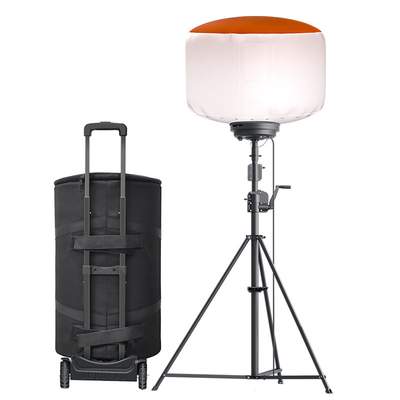 AC220V Portátil LED Luz de trabajo 1400W Lugar de trabajo LED Balón Torre de luz para la aplicación de la ley