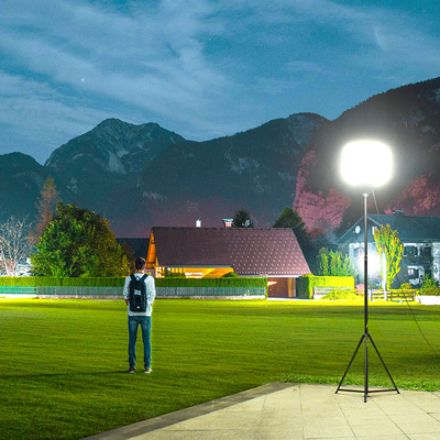 IP65 Luces de construcción temporales 200W LED Balón de construcción Torre de luz para la filmación