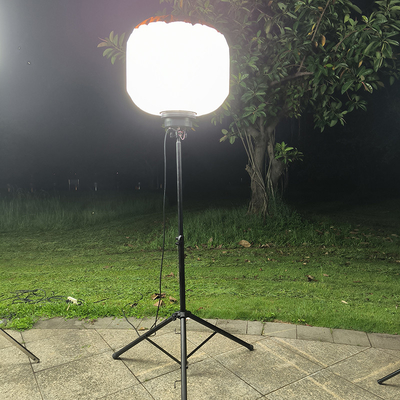 No hay resplandor luz LED con trípode 150W LED torre de luz de globo para campamentos