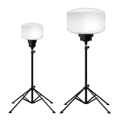 No hay resplandor luz LED con trípode 150W LED torre de luz de globo para campamentos