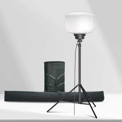Torre de luz de trípode de manivela de elevación manual 320W Luces de globo al aire libre para publicidad