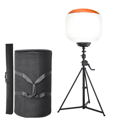 Torre de luz de globo portátil de 500W 160lm / W Alto brillo para trabajo temporal Luz trabajos de carretera