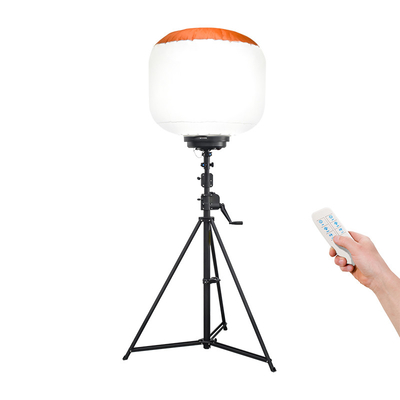 Portátil Movable 800W Torre de luz de globo Alto brillo Para obras de construcción Trabajos de carreteras Luz de trabajo temporal