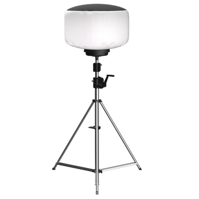 600W Torre de luz de globo portátil Iluminación de 360 grados para fiestas al aire libre Eventos Exposiciones Acampada