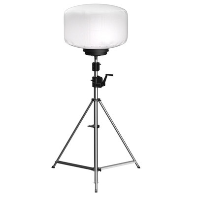 600W Torre de luz de globo portátil Iluminación de 360 grados para fiestas al aire libre Eventos Exposiciones Acampada