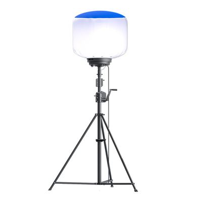 Torre de luz de globo móvil de 700w con alta luminosidad para la construcción y el trabajo de carreteras