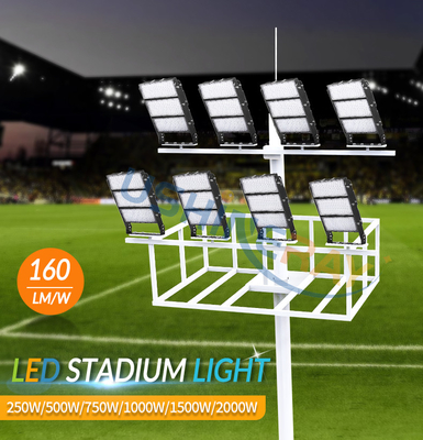 Luces de estadio de fútbol para el campo de tenis
