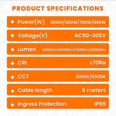 Foco LED exterior de 36W personalizado de fábrica, reflector ajustable, altura de mástil ajustable para campamentos de ayuda en desastres