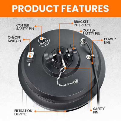 Luz de globo LED de 500W IP65 50000Hrs 160lm/W AC90-305V